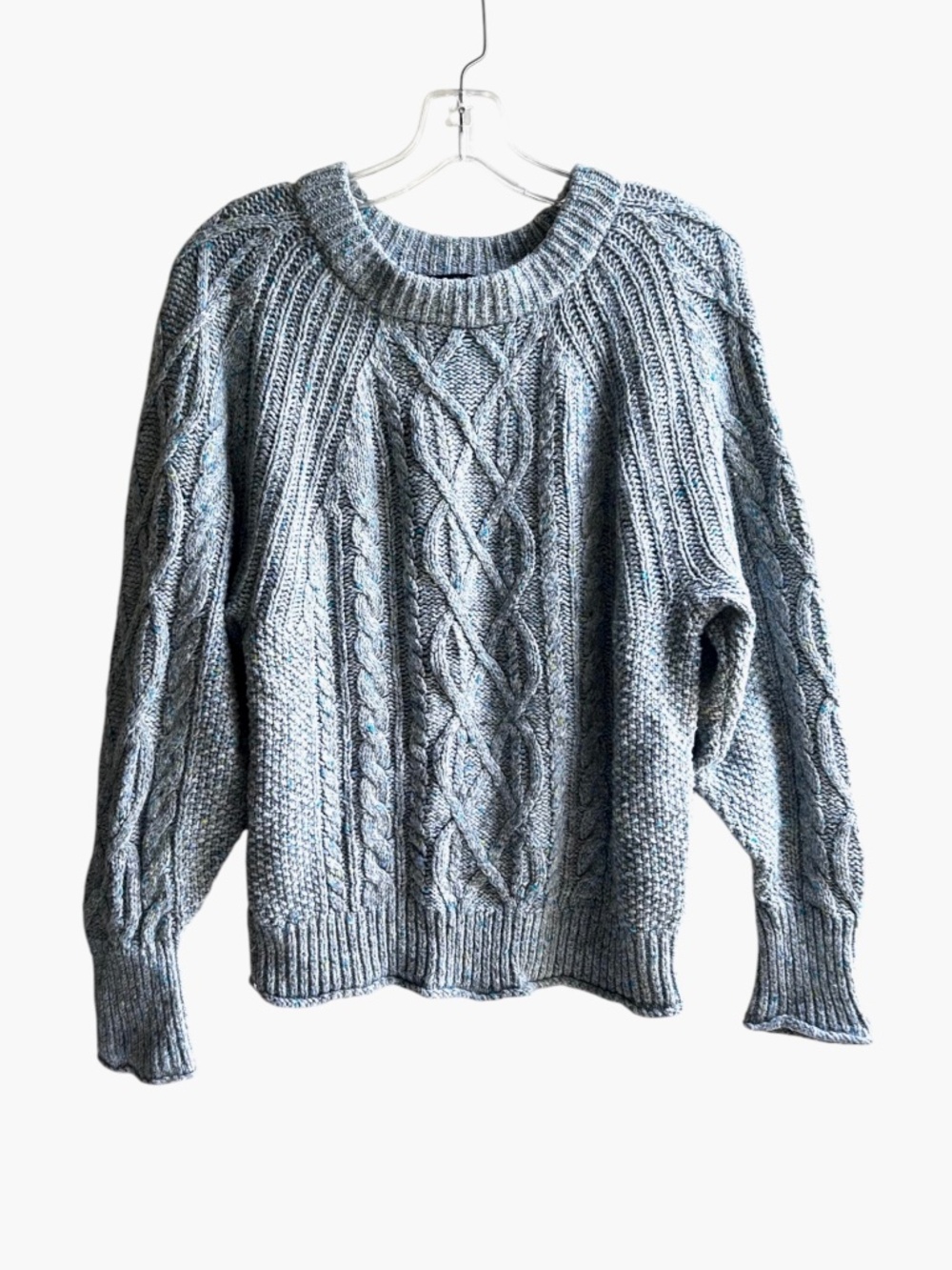 J. Crew Cable Knit Crew Neck long Sleeve Sweater